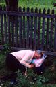 Roadside nap.